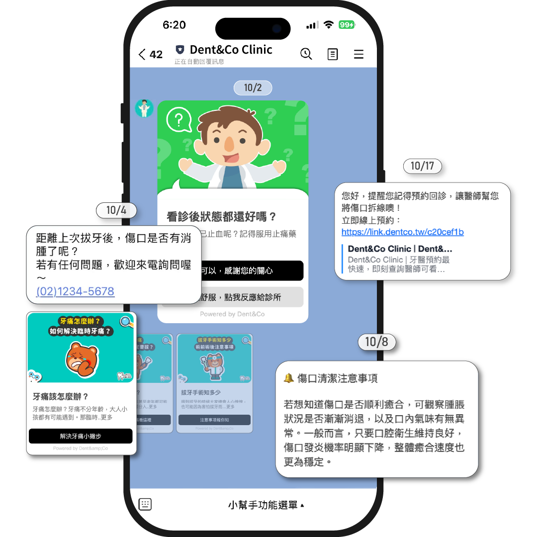 智能牙科個管師示意圖