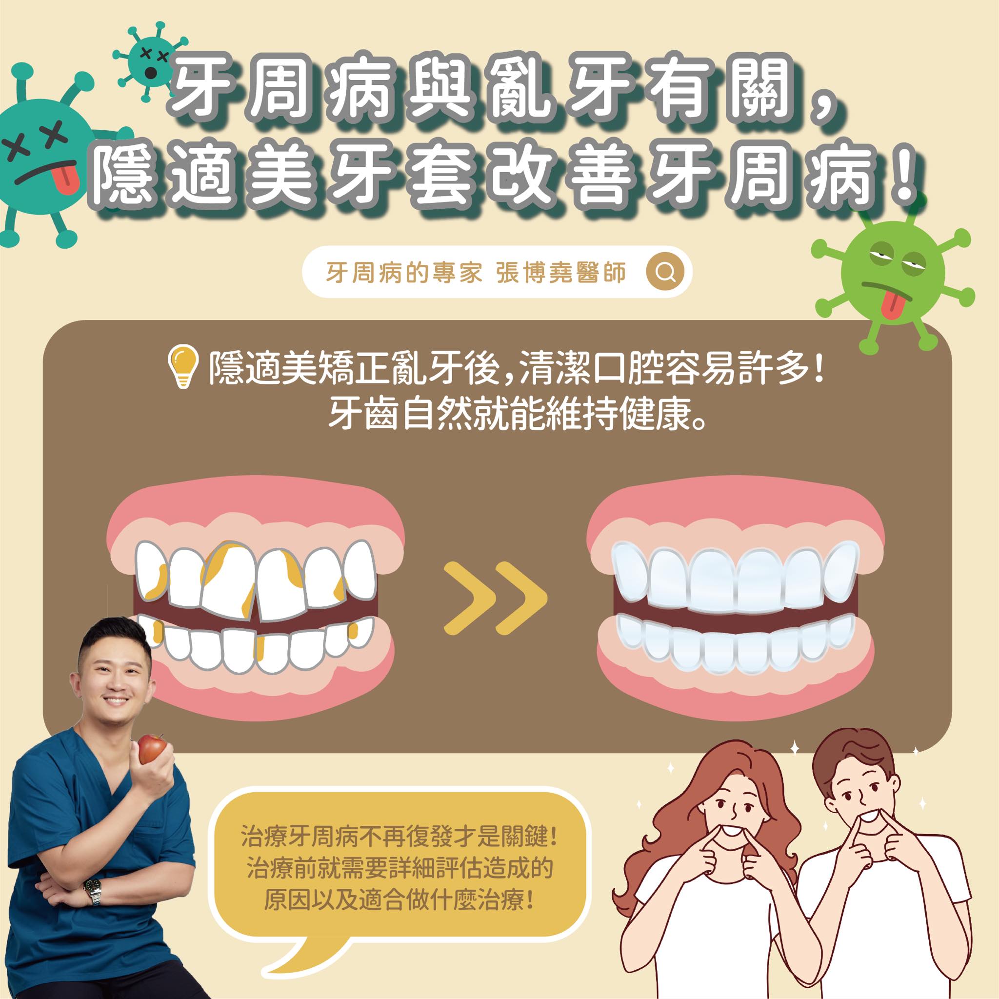 牙周病與亂牙有關❗️